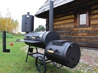 2 in 1 - classic & reverseflow smoker grills