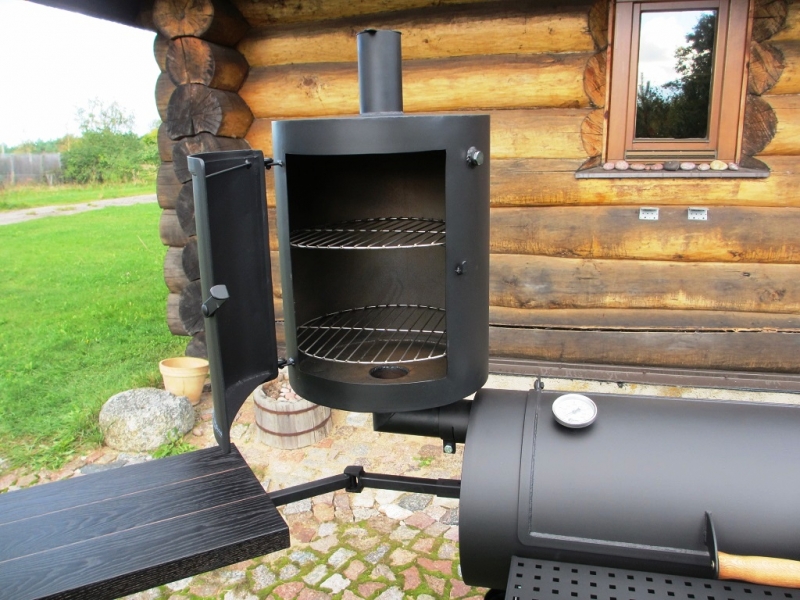 Universelle Smoker Grill 20 Compact / 8 mm / mit Räucherkamin