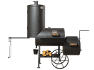 Grill Smoker 20" Compact Kombi mit Räucherturm / 6,2 mm